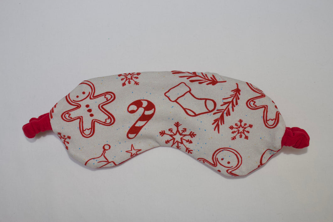 Grey Gingerbread Eye Mask